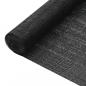 Preview: ARDEBO.de - Zaunblende Schwarz 1x25 m HDPE 75 g/m² 