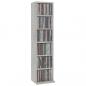 Preview: CD-Schrank Betongrau 21x20x88 cm Holzwerkstoff