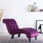 Preview: ARDEBO.de - Chaiselongue Lila Samt