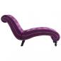 Preview: Chaiselongue Lila Samt