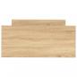 Preview: Bettgestell Sonoma-Eiche 90x200 cm Holzwerkstoff