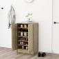 Preview: ARDEBO.de - Schuhschrank Sonoma-Eiche 60x35x92 cm Holzwerkstoff