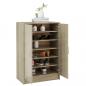 Preview: Schuhschrank Sonoma-Eiche 60x35x92 cm Holzwerkstoff