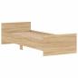 Preview: Bettgestell Sonoma-Eiche 75x190 cm Holzwerkstoff