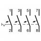 Preview: Hager MCN416, Leitungsschutzschalter, 4-polig, 6kA ,C-Charakteristik, 16A, 4 Module