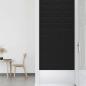 Preview: Wandpaneele 12 Stk. Schwarz 30x15 cm Stoff 0,54 m²