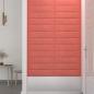 Preview: Wandpaneele 12 Stk. Rosa 60x15 cm Samt 1,08 m²