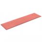 Preview: Wandpaneele 12 Stk. Rosa 60x15 cm Samt 1,08 m²