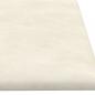 Preview: Wandpaneele 12 Stk. Creme 60x15 cm Samt 1,08 m²