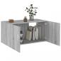 Preview: Wandschrank Grau Sonoma 80x39x40 cm Holzwerkstoff