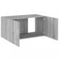 Preview: Wandschrank Grau Sonoma 80x39x40 cm Holzwerkstoff