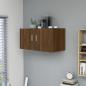 Preview: ARDEBO.de - Wandschrank Braun Eichen-Optik 80x39x40 cm Holzwerkstoff