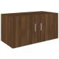 Preview: Wandschrank Braun Eichen-Optik 80x39x40 cm Holzwerkstoff