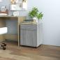 Preview: ARDEBO.de - Rollschrank Grau Sonoma 45x38x54 cm Holzwerkstoff