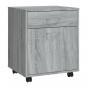 Preview: Rollschrank Grau Sonoma 45x38x54 cm Holzwerkstoff