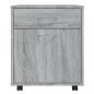 Preview: Rollschrank Grau Sonoma 45x38x54 cm Holzwerkstoff