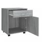 Preview: Rollschrank Grau Sonoma 45x38x54 cm Holzwerkstoff