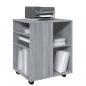 Preview: Rollschrank Grau Sonoma 60x53x72 cm Holzwerkstoff