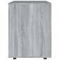 Preview: Rollschrank Grau Sonoma 60x53x72 cm Holzwerkstoff