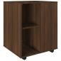 Preview: Rollschrank Braun Eichen-Optik 60x53x72 cm Holzwerkstoff