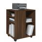 Preview: Rollschrank Braun Eichen-Optik 60x53x72 cm Holzwerkstoff