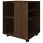 Preview: Rollschrank Braun Eichen-Optik 60x53x72 cm Holzwerkstoff