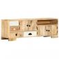 Preview: TV-Schrank 120x30x40 cm Massivholz Mango