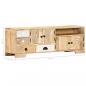 Preview: TV-Schrank 120x30x40 cm Massivholz Mango