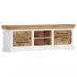 Preview: ARDEBO.de - TV-Schrank 118 x 30 x 40 cm Massivholz Mango