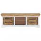 Preview: TV-Schrank 118 x 30 x 40 cm Massivholz Mango