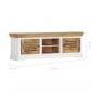 Preview: TV-Schrank 118 x 30 x 40 cm Massivholz Mango