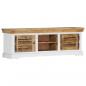 Preview: TV-Schrank 118 x 30 x 40 cm Massivholz Mango