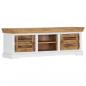 Preview: TV-Schrank 118 x 30 x 40 cm Massivholz Mango