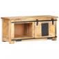 Preview: ARDEBO.de - TV-Schrank 90x35x40 cm Massivholz Mango