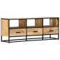 Preview: ARDEBO.de - TV-Schrank 120x30x45 cm Massivholz Mango