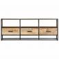 Preview: TV-Schrank 120x30x45 cm Massivholz Mango