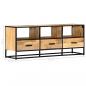 Preview: TV-Schrank 120x30x45 cm Massivholz Mango