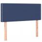 Preview: LED Kopfteil Blau 100x5x78/88 cm Stoff