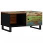 Preview: Couchtisch 80x50x40 cm Altholz Massiv & Holzwerkstoff