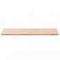 Preview: Tischplatte 100x60x1,5 cm Rechteckig Massivholz Buche