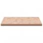 Preview: Tischplatte 100x50x2,5 cm Rechteckig Massivholz Buche