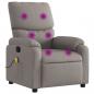 Preview: Massagesessel Taupe Stoff