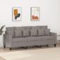 Preview: ARDEBO.de - 3-Sitzer-Sofa Taupe 180 cm Stoff