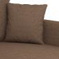 Preview: 2-Sitzer-Sofa Braun 120 cm Stoff