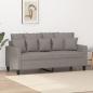 Preview: ARDEBO.de - 2-Sitzer-Sofa Taupe 140 cm Stoff