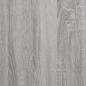 Preview: Bettgestell Grau Sonoma 100x200 cm Holzwerkstoff