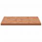 Preview: Tischplatte 100x50x2,5 cm Rechteckig Massivholz Buche