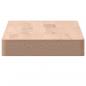 Preview: Wandregal 60x20x4 cm Massivholz Buche