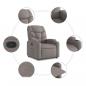 Preview: Relaxsessel Taupe Stoff