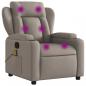 Preview: Massagesessel Taupe Stoff